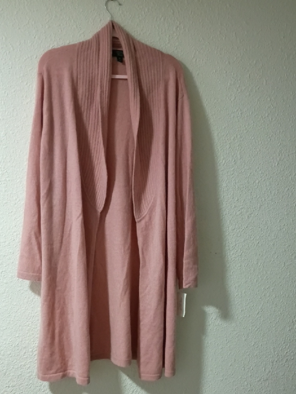 Charter Club Light Pink Cashmere Cardigan